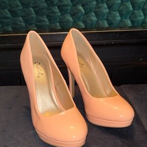 Qupid Blush Pink Heels